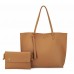 Women's Faux Leather Tote Shoulder Purses Bag for women, Big Capacity Tassel Handbag